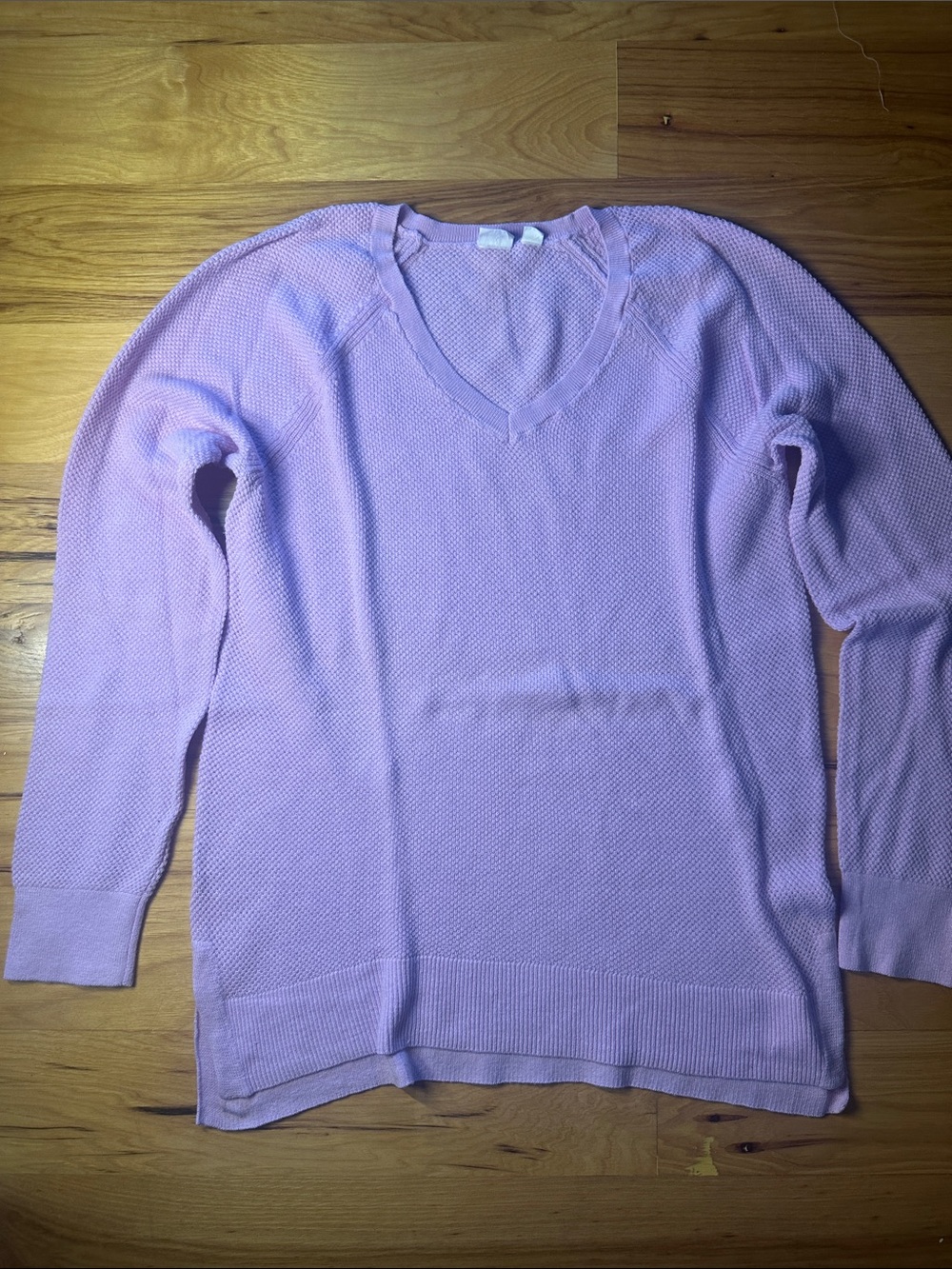 Gap Light Purple V-Neck Knit Sweater